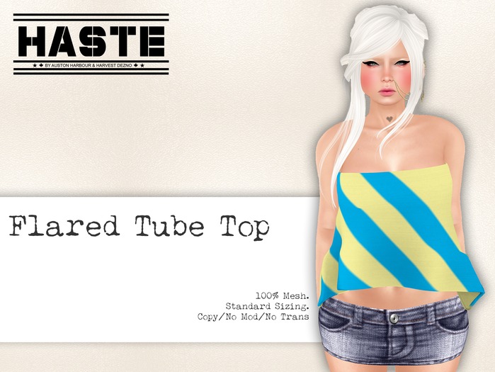 [Haste] Flared Tube Top - Fat Pack  ~MESH~
