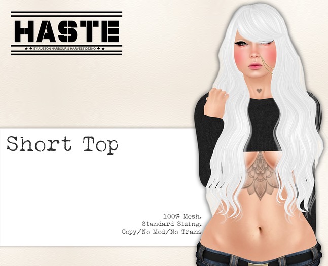 [Haste] Short Top- Pink 