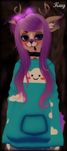 Cutie Cloud Hoodie Texture -Boxed-