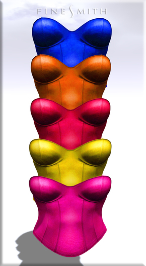 F I N E S M I T H -romance corsets colorblock