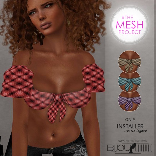 [Bijou]. Tie Tops! [pack] /#TheMeshProject Installer!