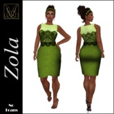 JCD Zola Green Mesh Dress