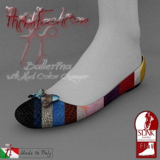 ***TF*** Ballerina (Slink-Flat) + Hud Color Changer