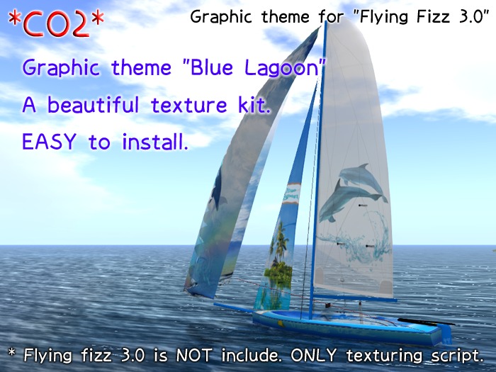 *CO2*Graphic Theme "Blue Lagoon" for Flying Fizz