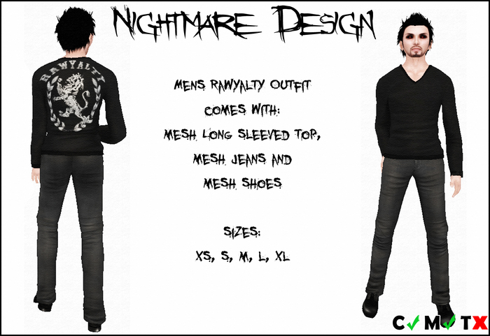 ~ND~ Rawyalty Mens Outfit