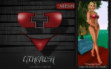 [Etchaflesh] Bleeding Love Gothika Bikini