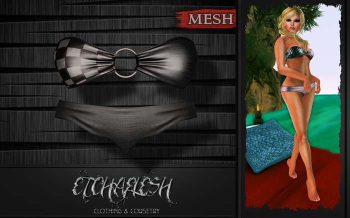 DEMO [Etchaflesh] Back In Black Ohhh Skirt