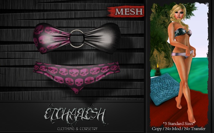 DEMO [Etchaflesh] Back In Black Ohhh Skirt