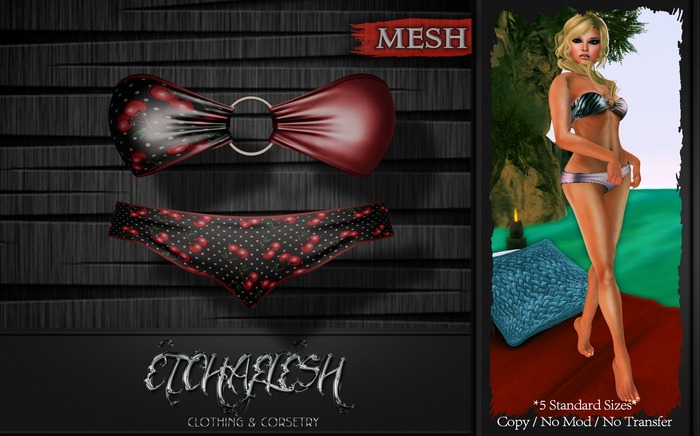 DEMO [Etchaflesh] Busted Cherry Rydell Bikini