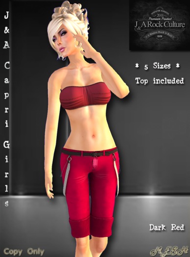 J&A Capri Dark Red