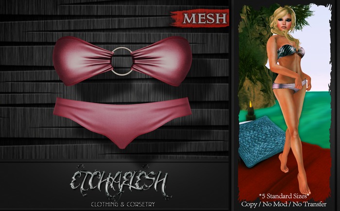 [Etchaflesh] Panther Pink Rydell Bikini