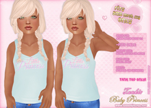:*BABY*: { SMB } Tankie Top - Little Princess Blue