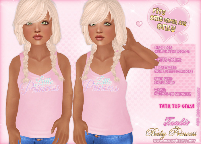 :*BABY*: { SMB } Tankie Top - Little Princess Pink