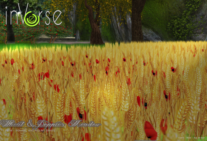 ☰ inVerse ☰ Wheat & Poppies meadow