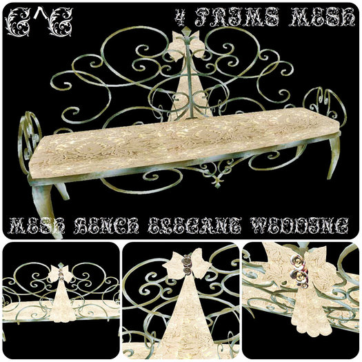 G^G MESH BENCH ELEGANT WEDDING