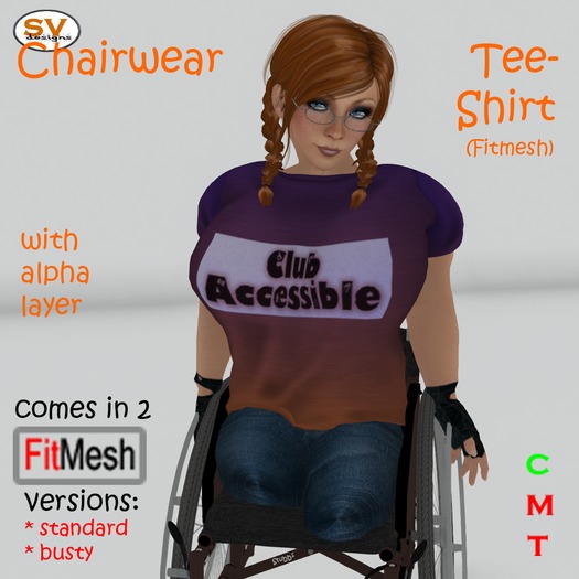 *SVD* Fitmesh T-Shirt DEMO / Club Accessible