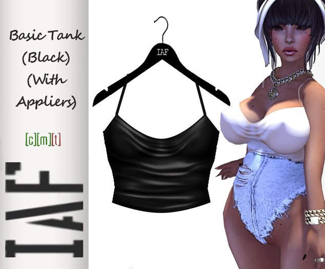 IAF Basic Tank (Black) (With Appliers)