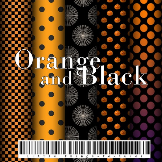 Orange and Black