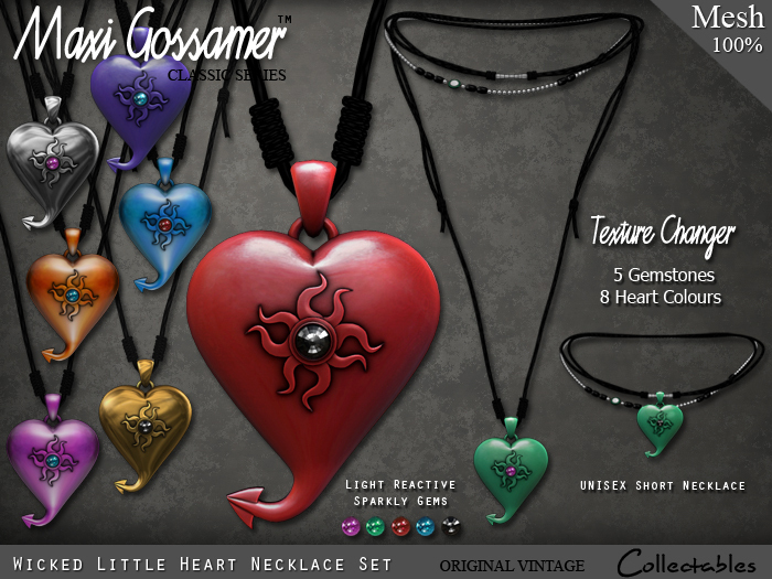 Necklace - Wicked Little Heart