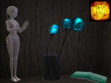 *BP* Cyber Blossom Lamp - Ocean