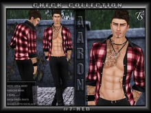 TS-Mens- Aaron-Check#7-Red