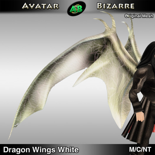 AB Dragon Wings (Estonian Whipwing) White