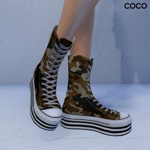 *COCO*_PlatformSneakers_CamoDesert
