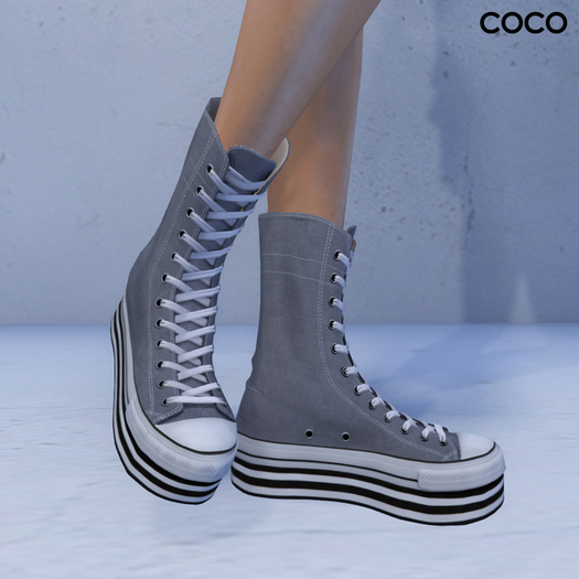 *COCO*_PlatformSneakers_Grey