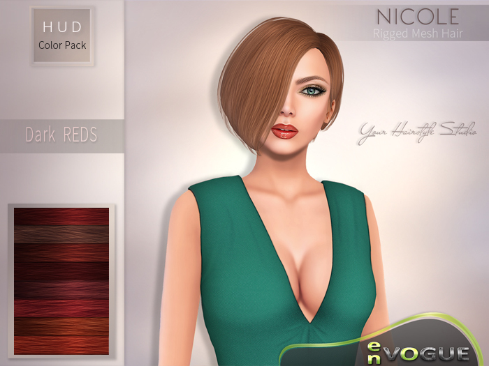 [enVOGUE] - Hair Nicole - Dark Reds