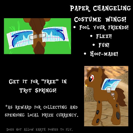Paper Changeling Wings Box