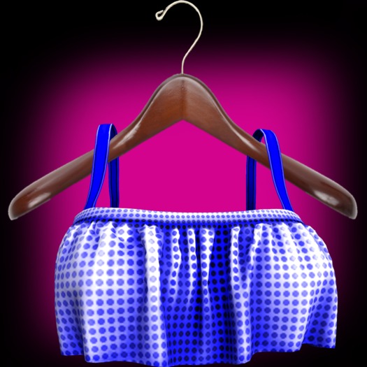 PinkStar Dark Blue Mesh Tank