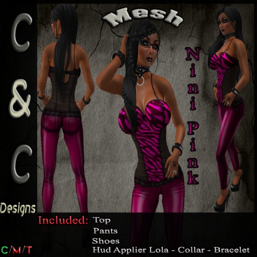 C&C Mesh Nini Pink (Hud Applier Lola)