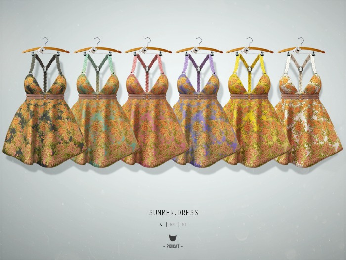 -Pixicat- Summer.Dress (Aztec)