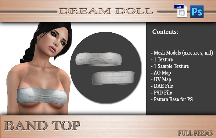 *DD* TEMPLATE BAND TOP