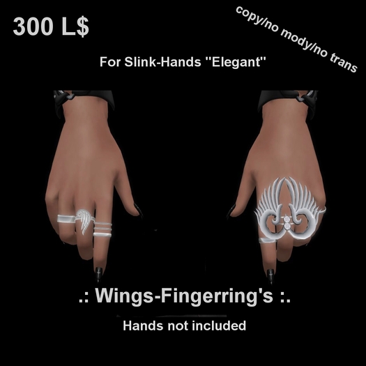 Wings-Fingerrings