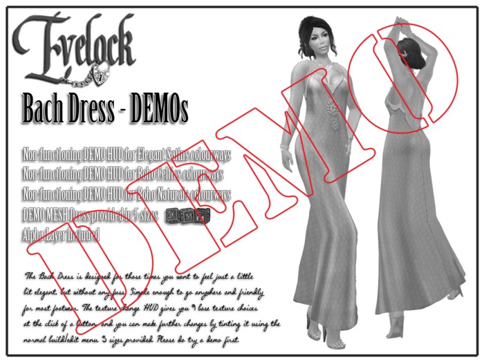 Evelock Bach Dress - DEMO