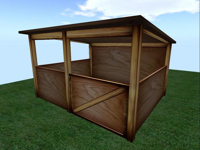 DO Mesh Horse Shelter - NEW!  (1LI)