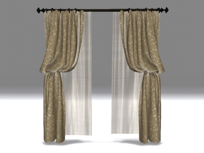Climber Drapes with Sheer Curtains CM