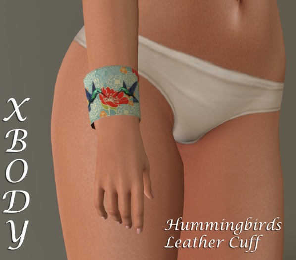 xbody Hummingbirds Leather Cuff