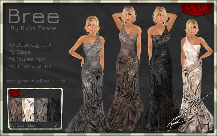 BREE MESH GOWN by ruca tease