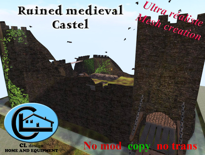 Broken Medieval Castel Boxed V1.1