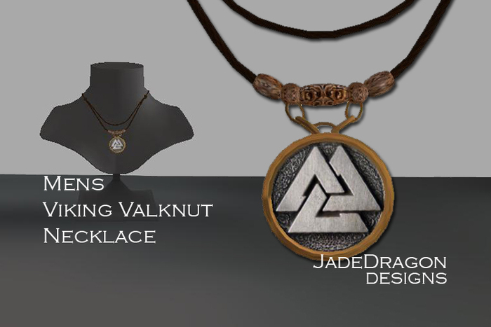 Viking Valknut Necklace