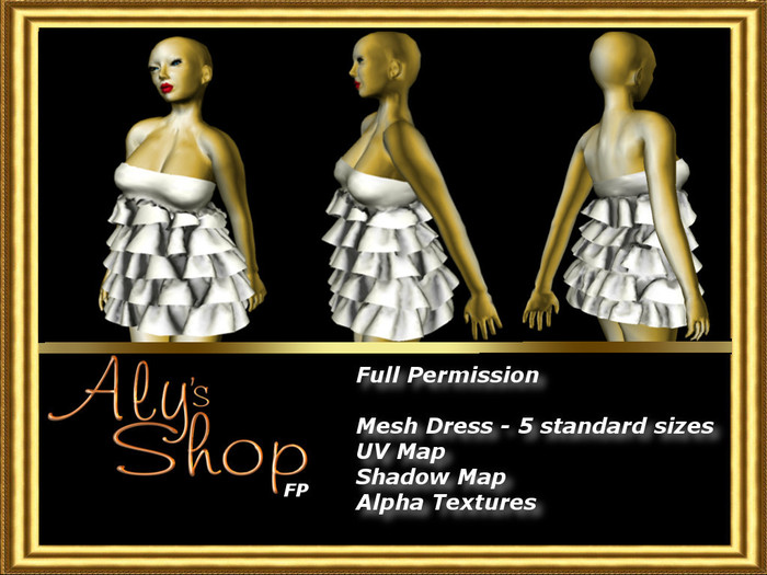 *Aly's Shop FP* Dress with Ruffles FULL PERMISSION