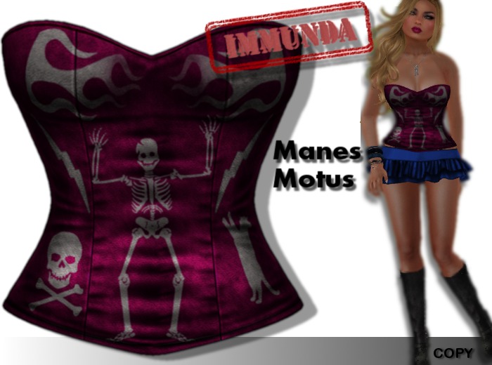 immunda Manes Motus Corset in Pink