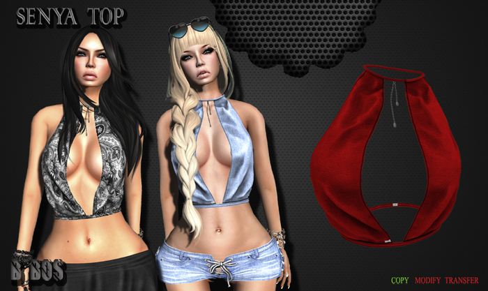 B BOS -Senya Top-Red-