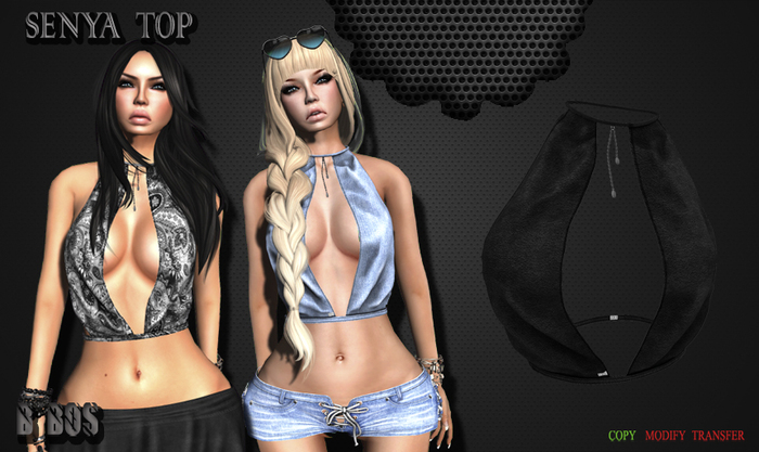 B BOS -Senya Top-Black-