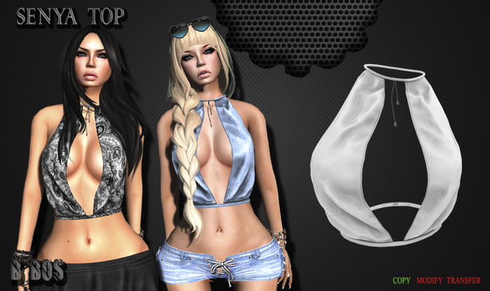 B BOS -Senya Top-White-