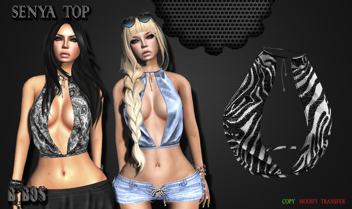 B BOS -Senya Top-Zebra-
