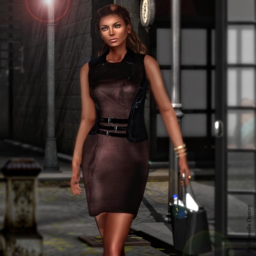 AngelDessous-Diane-casual mesh dress -black-mud-