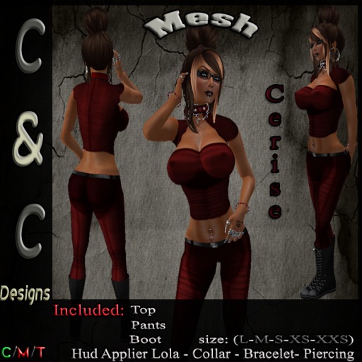 C&C Mesh Cerise (Hud Applier Lola)